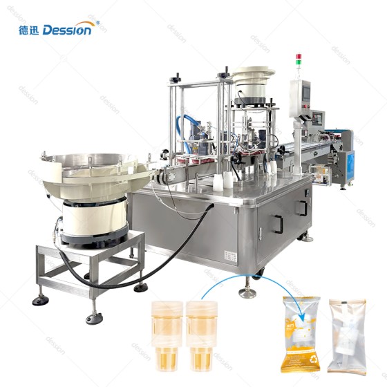 Automatic Cap-Cavity Honey Filling, Sealing and Packaging Line